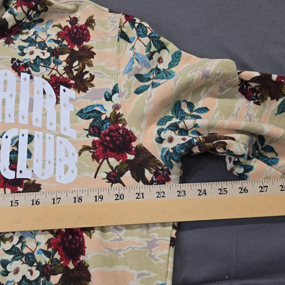 Billionaire Boys Club VINTAGE Floral Hoodie Sweatshirt Size Large